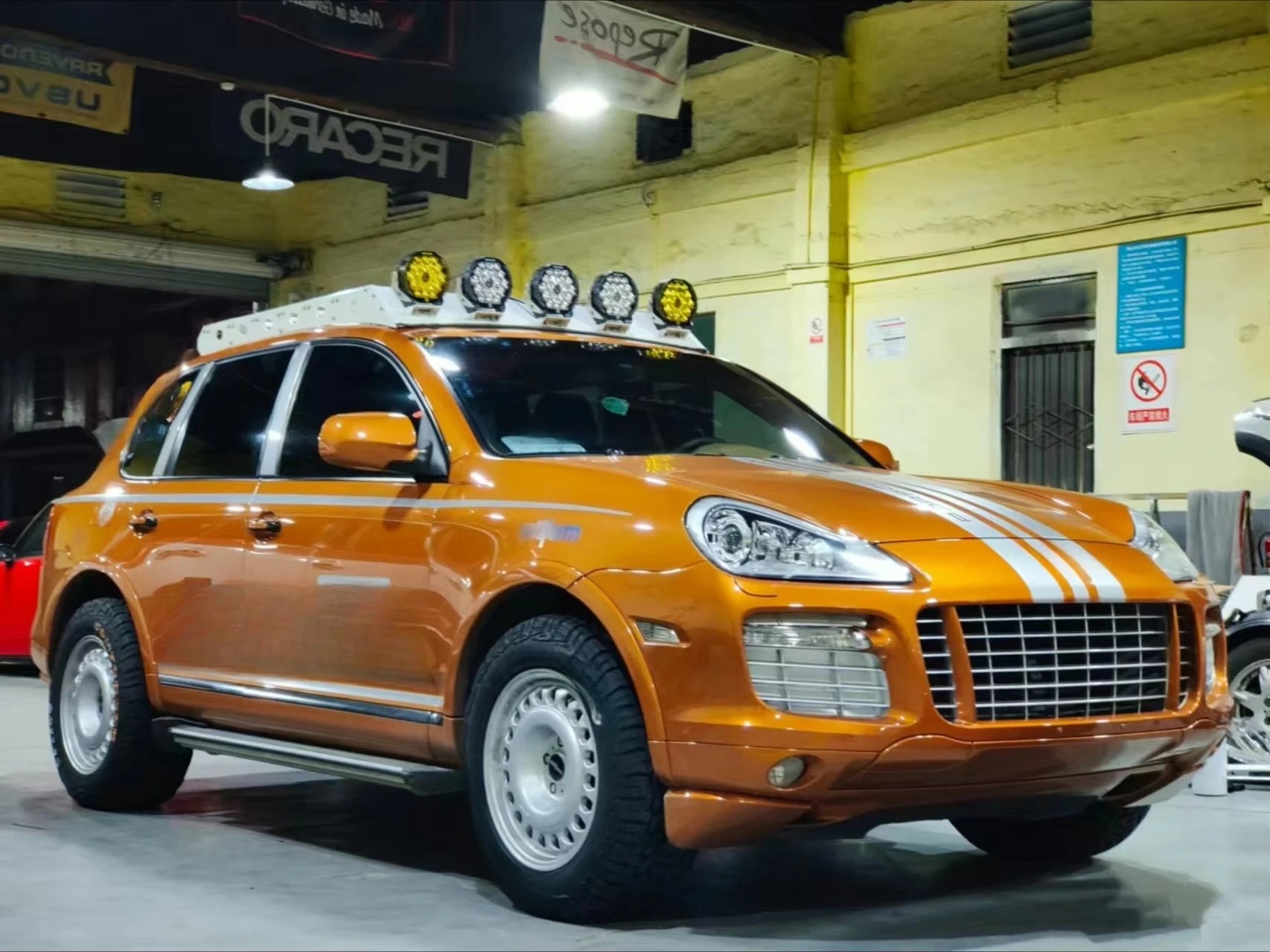 New Black Carbon Steel Material  955 Heavy Duty Sun Visor Roof Rack Modification Replacement Part